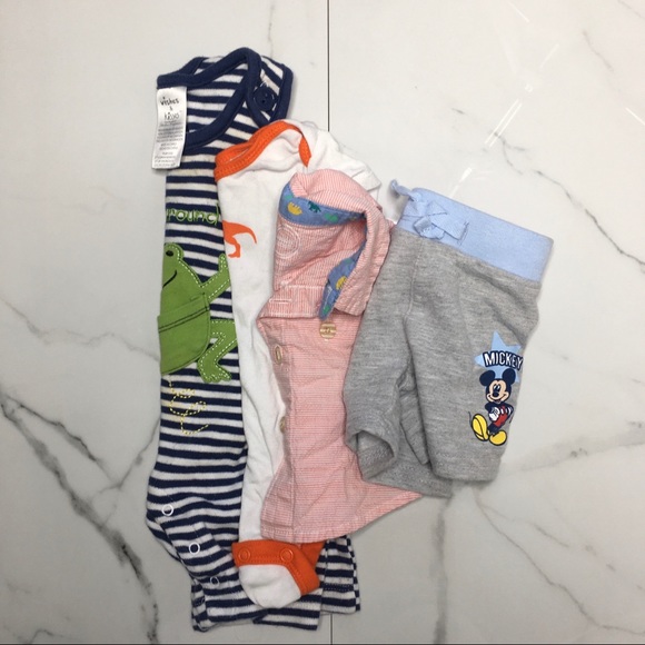 Carter's Other - 🎉Bundle baby boy romper button down onesies B8